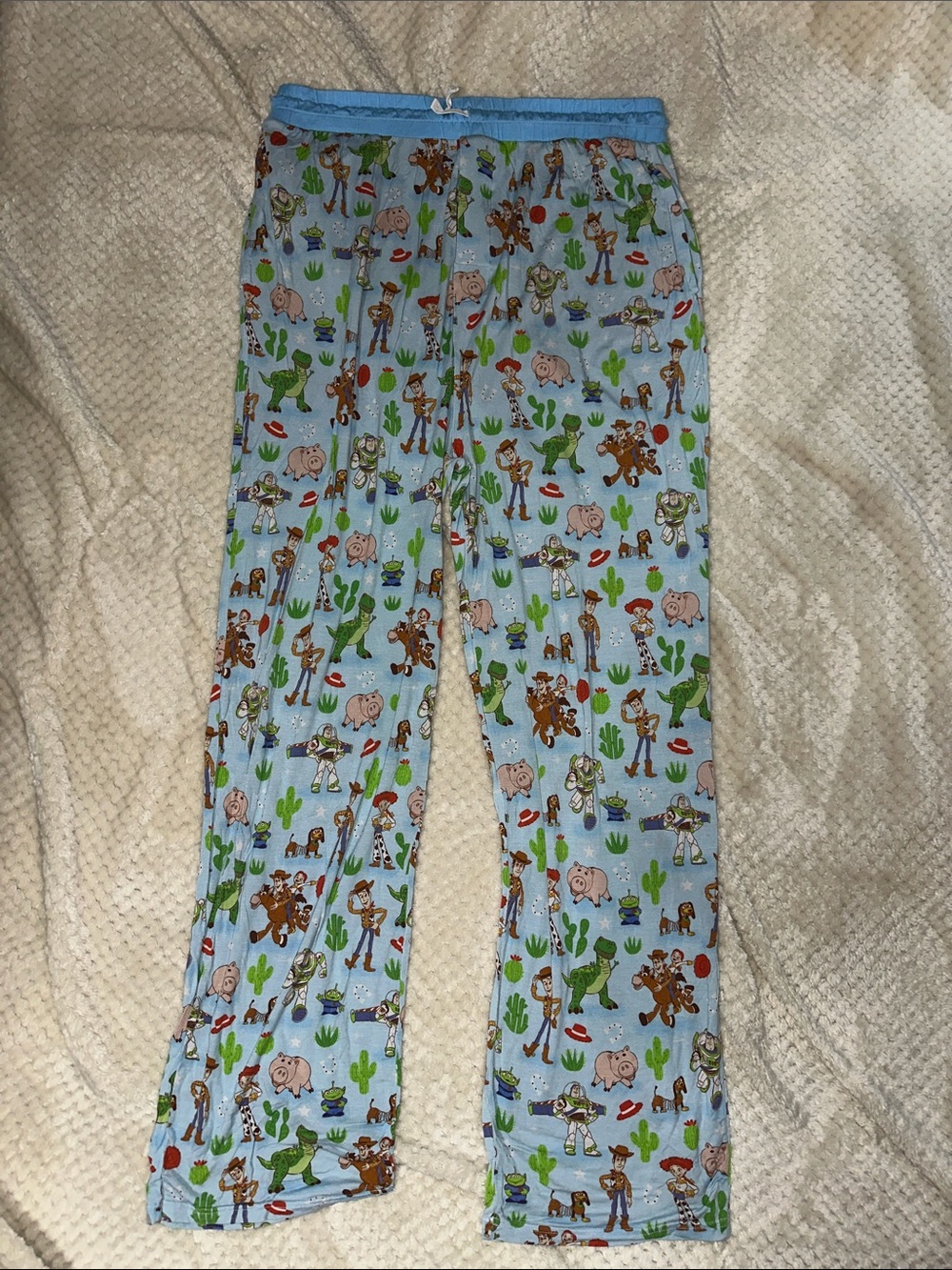 Little Sleepies Light Blue Toy Story Character Pajama Pants - Picture 2 of 4